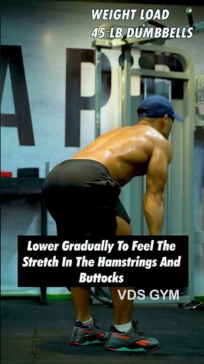 Exercises To Strengthen The LOWER BACK With ABS With DUMBBELLS@vdsgym