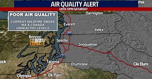 Seattle weather: Air Quality Alert for King and Snohomish County Saturday