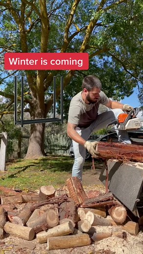 Efficient Firewood Preparation with Stihl MS170