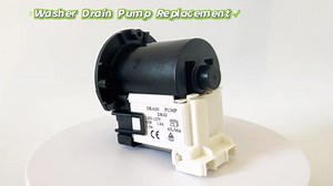 Washer Drain Pump Replacement Fit For LG WM3470HVA, WM3670HVA, WM4270HVA, WM3270CW, WM2655HVA, WM9000HVAP