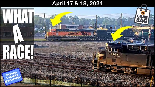 What a Race! Rare Early & Daniel Car, Monon & Metrolink Engines, 3-Way at the Big 10 Curve and More! Some Great Old Car Catches, 86 Foot High Cube Boxcars, Brightline and way more! Please Like & Subscribe; it helps us to continue the Grab Bags and find new camera locations. Music from an Epidemicsound.com Subscription Song: “Dreaming of Lhotse” By Ooyy | Virtual Railfan