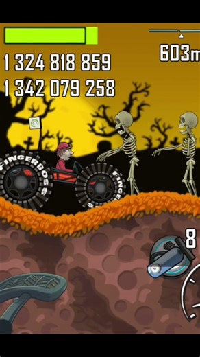 Hill Climb Horror Map – Don’t Look Back 😨 #youtubeshorts #shortsfeed #gaming