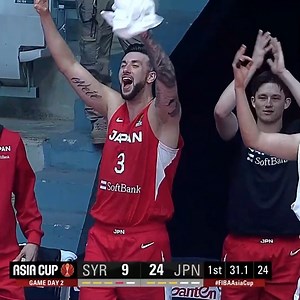 Japan was on FIRE from beyond the arc, hitting 27 three-pointers against Syria! 🔥🎯 #FIBAAsiaCup | FIBA