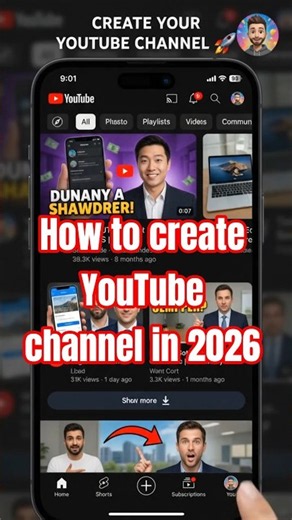 How to Create Your YouTube Channel in 10 Seconds! 🚀 #YouTube #Shorts