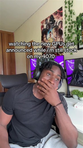 could be worse #pcaesthetic #gamer #cozygaming #techtok #pcsetup | new gpu