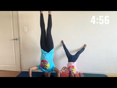 Gymnastics Headstand Challenge... How Long Can You Hold?