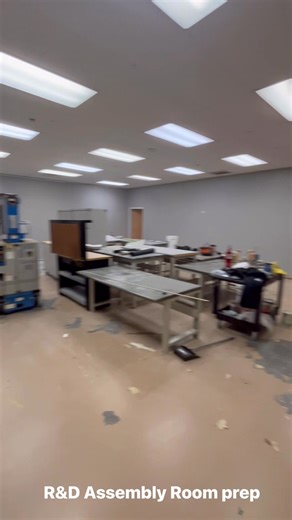 Finishing up the walls on LSXceleration’s new R&D assembly room. The engine dyno room will be directly behind the wall. | Derek Scott