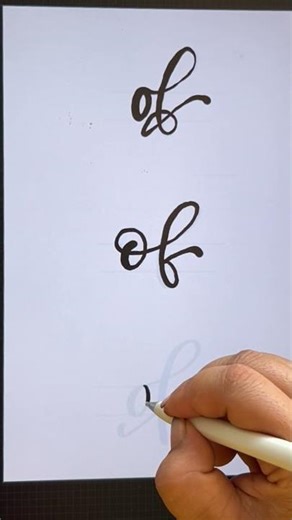 Elegant cursive letters using Procreate ✍️ #calligraphy #art #lettering