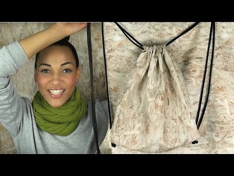 DIY Turnbeutel nähen / How to sew a gym bag