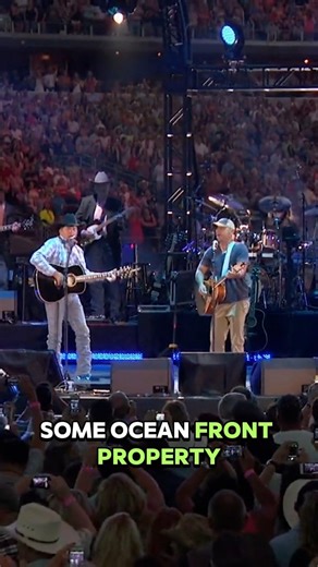 #TBT to this memorable performance of "Ocean Front Property" with Kenny Chesney! 🎶 #LiveMusic #GeorgeStrait | George Strait