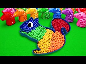 Satisfying ASMR Paw Patrol 💥 Making Squirrel Beads Bathtub with Mystery Eggs SLIME CLAY Coloring