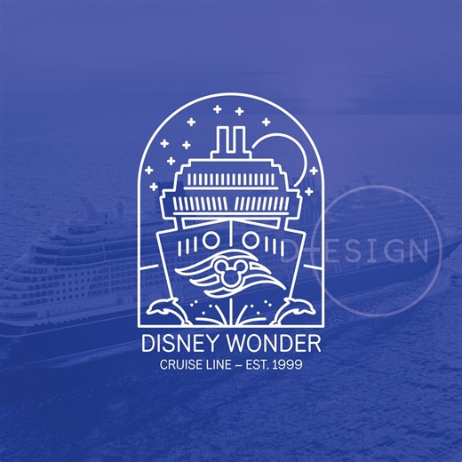 Wonder Cruise Line Est. 1999 .svg File, .dxf File, .png File, .eps File - Etsy