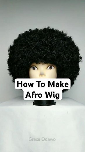 HOW TO MAKE AN AFRO WIG| CROCHET AFRO WIG| GRACE ODAWO #beginnerfriendlywig