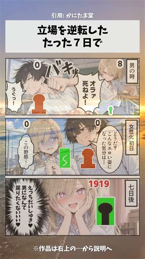 立場を逆転した、たった７日で #漫画 #アニメ #anime