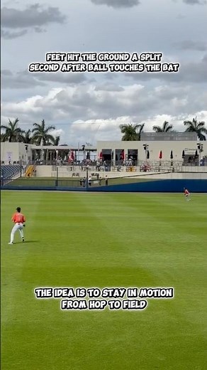 Prep step/pre pitch hop #softball #baseball #infield #outfield