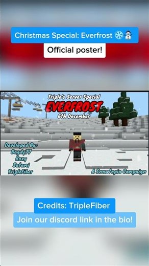 🎄Christmas special: Everfrost! #minecraft #aternos #adventure #memes #triplesserver