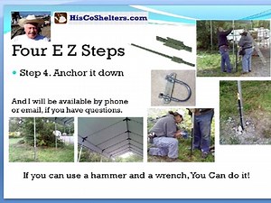 How to DIY Portable Carport Assembly Instructions