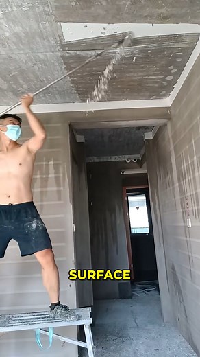 Long Scraper Wall Cleaning. #PlasterRemoval #ConstructionWork | TrendCooler