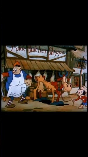 ComiColor Cartoons Best Classic Moment | Jack and the Beanstalk (1933) #Shorts | Heritage Cartoons