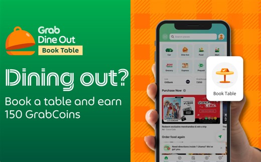 Grab Dine Out Introduces New Book Table Feature For Effortless Restaurant Reservations