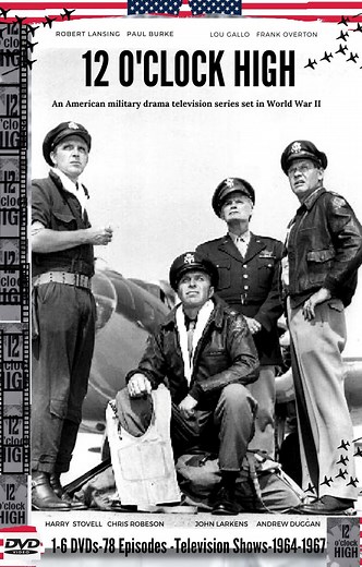 12 O'clock High Collection-rare Television Shows-6-dvds-1964-1967-78 Episodes-american Military Drama  flying G-men 15 Chapter 1939 Serial - Etsy