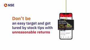 140K views · 281 reactions | Don’t be an easy target to unsolicited stock tips or recommendations. Do your own research before investing. #NSE #InvestorAwareness #StockTips #StockToWatch #StocksToTrade | NSE India | Facebook