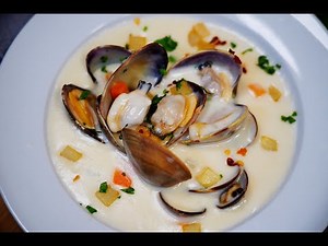 蛤蜊奶油浓汤做法（鲜美到掉眉毛）How to make Clam Chowder Soup （欧文厨房第十一期）