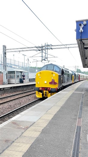 LSL Class 37s Chairman’s Train Carlisle Upperby Tmd LSL to Fort William at Easterhouse #class37