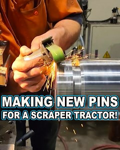 Machining & Welding New Pins | CAT 657 Tractor 🛠️ | Cutting Edge Engineering Australia