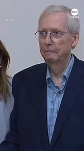 BREAKING: Senate Minority Leader Mitch McConnell appears to freeze again during a press conference in his home state of Kentucky, a month after a similar incident sparked concern when he was escorted away from the podium on Capitol Hill during an event. https://trib.al/atTh0My | ABC News Live