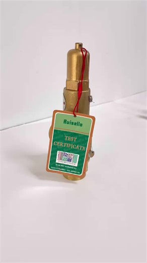 Industrial Spring-Loaded Safety Valves Relief Pressure Valve for Efficient Pressure Relief and Safety Brass Safety Valve