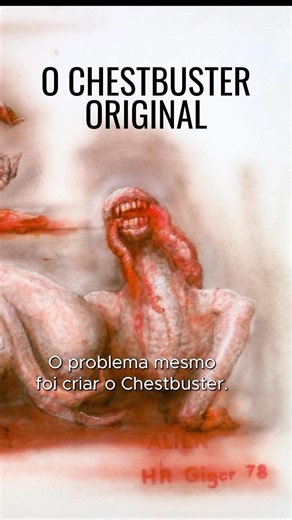O CHESTBUSTER ORIGINAL ERA HORRÍVEL #alien