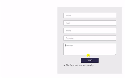 外贸网站询盘表单的制作方法