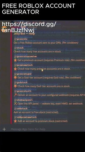 #fyp COOLGEN FREE ROBLOX GENERATOR [discord in the comments]