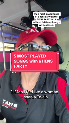 Top 5 Hens Party Bus Songs