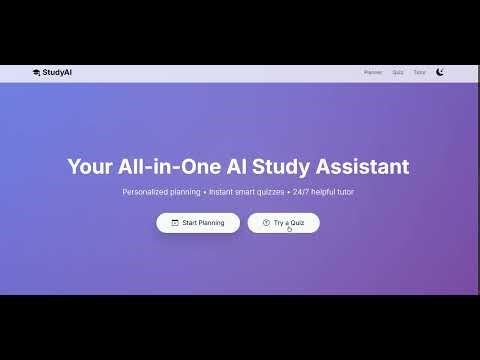 AI Planner, Quiz,and Tutor