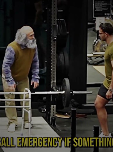Gym Bro Didn't See This Coming From Grandpa #gym #funny #prank