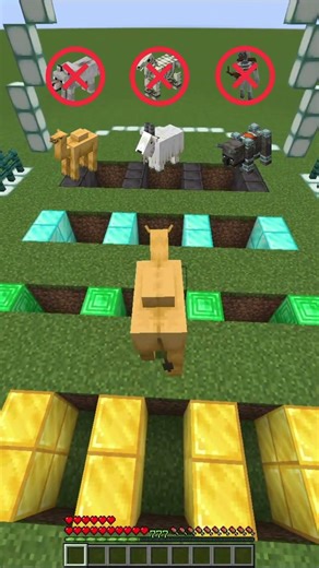 Which Minecraft Mob Can Survive the Smallest Hole Gap? 🤯