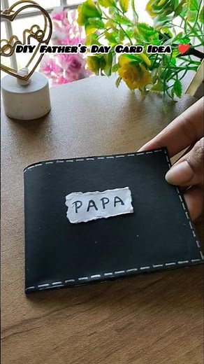DIY Father's Day Wallet Card Idea ❤️ | Easy Handmade Gift for Papa | Father's Day Special Gift