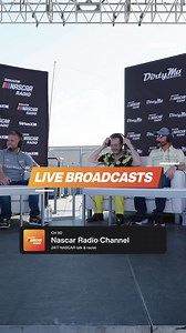 Listen to SiriusXM NASCAR Radio for live broadcasts, expert analysis and exclusive interviews. Channel 90 and in the SiriusXM app. | SiriusXM