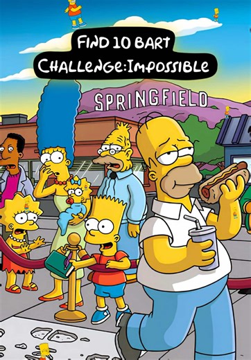 Find all 10 Bart 👀 #simpson #challenge