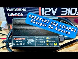 Testing a CHEAP 50 AMP LiFePO4 Battery Charger: Ardroit 14.6V 50A LiFePO4 Battery Charger Review