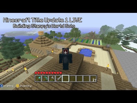 Recreating Stampy's Lovely World on TU1 Minecraft LIVE