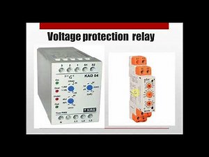 شرح جهاز Voltage protection relay و Phase squence و Phase failure ​وشرح طريقة توصيله درس 11
