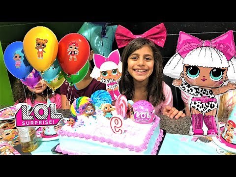 LOL Birthday Party !! Deema turns 9! family fun vlogs