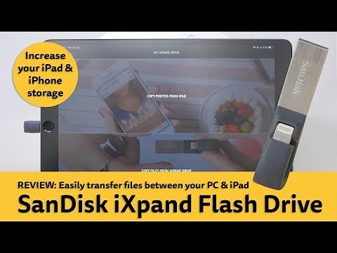 Review: SanDisk iXpand Flash Drive. Increase your iPad and iPhone storage. Easy Backups.