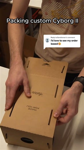 Custom Cyborg II packing #azeron #azeroncyborg2 #gamingkeypad #azeronkeypad