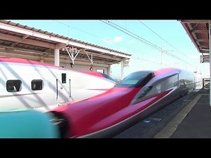 東北新幹線 Max320km! 迫力の高速通過映像集 くりこま高原駅 Ver.3 Shinkansen passing