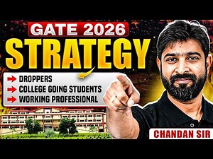 GATE 2026 Preparation Strategy (Ideal Time Table) | College Students, Working Professional, Droppers