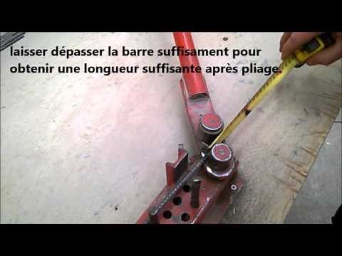 utiliser une cintreuse manuelle